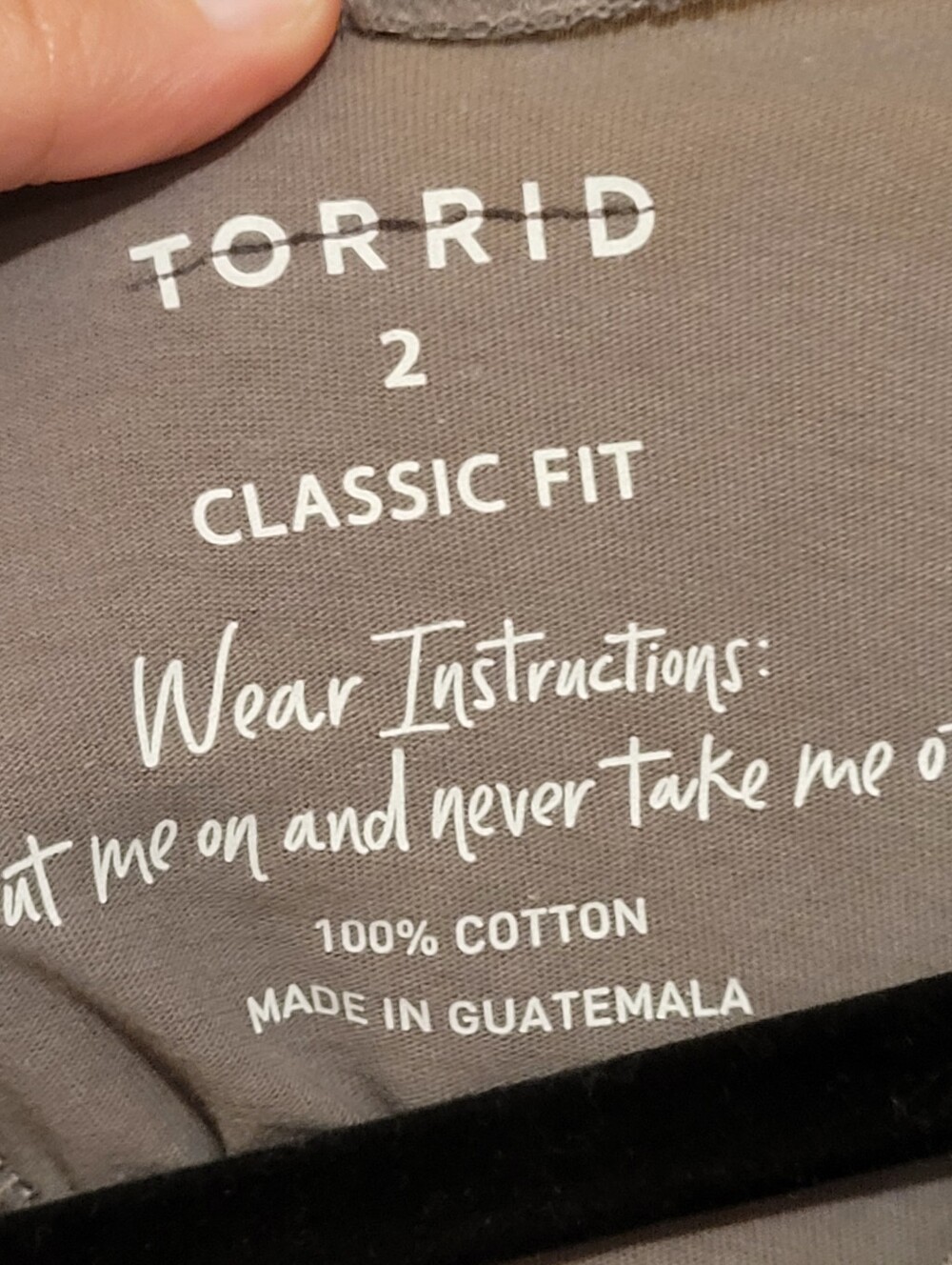 Torrid Gray Graphic Tee - "MISTAKES WERE MADE" - Picture 3 of 5